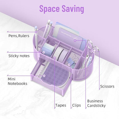 SUPEASY Mesh Desk Organizer, Desk Accessories & Workspace Organizers - Image 3
