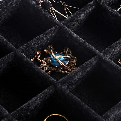 Frebeauty Stackable Velvet Jewelry Organizer Trays - Image 6