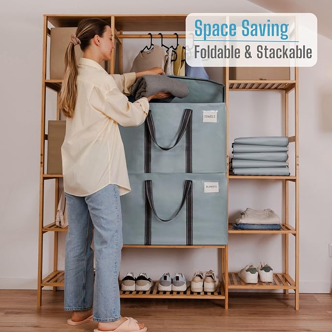 VENO 4 Pack Moving Bags and Large Christmas Storage Bins - Image 6