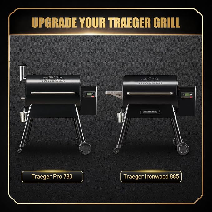 QuliMetal Foldable Front Shelf for Traeger Pro 780 and Ironwood 885, 32.48" - Image 3