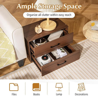 Giantex Stackable 2-Drawer Dressers - Image 7