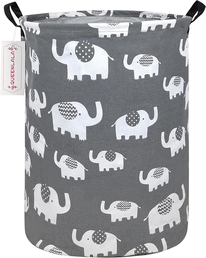 QUEENLALA Large Storage Basket, Laundry Hamper/Bathroom/Home Decor/Collapsible by QUEENLALA