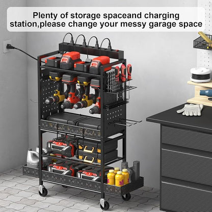 CCCEI Garage Power Tools Organizer Cart - Image 6