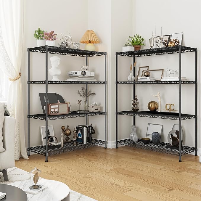 DurayLoly Heavy Duty 4-Tier 620LBS Storage Rack, Adjustable Shelves, 620lbs - Image 8
