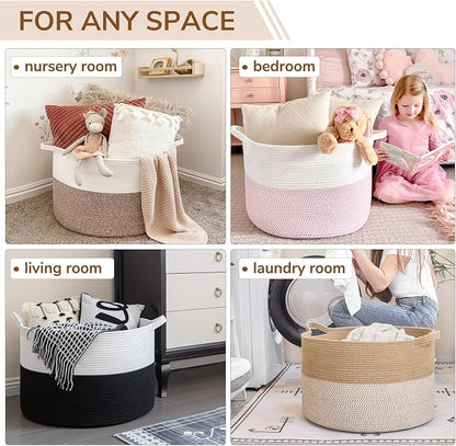 INDRESSME Extra Large Woven Baskets - Image 9