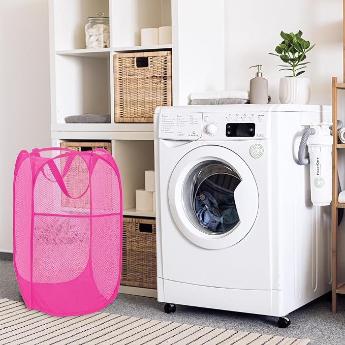 BATTOO Deluxe Strong Mesh Pop up Laundry Hamper Basket - Image 4