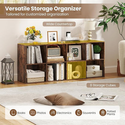 Giantex 8-Cube Bookcase, Floor Standing Bookshelf - Image 4
