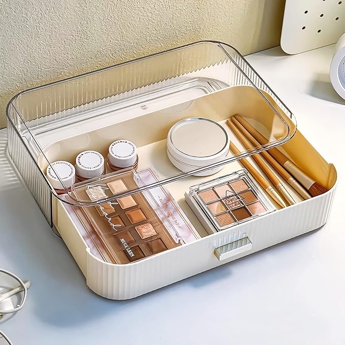 Stackable Plastic Organizer Big & Spacious Drawer | Organize Eyeshadow Palettes by DecorcodeDecoryourhome