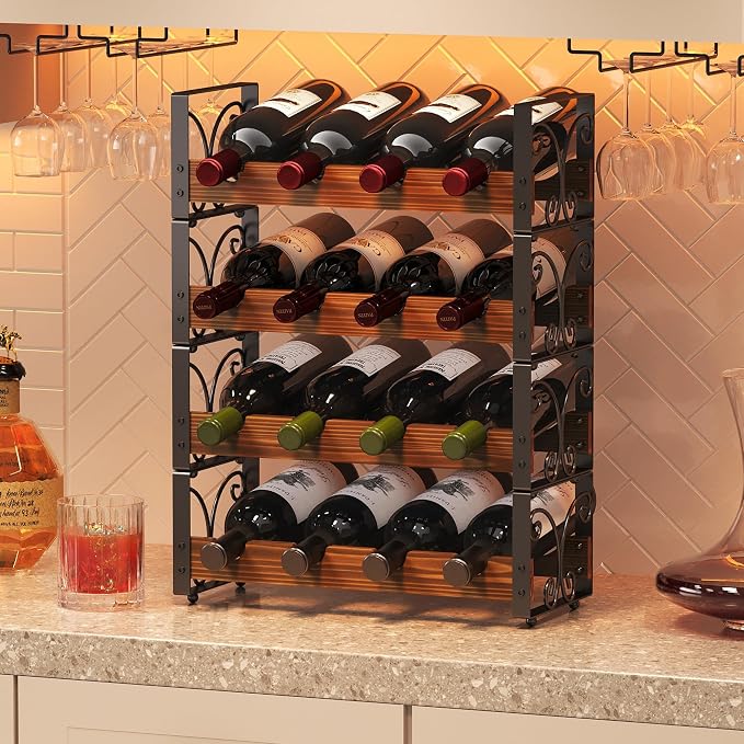 X-cosrack Wine Rack Freestanding Floor by X-cosrack