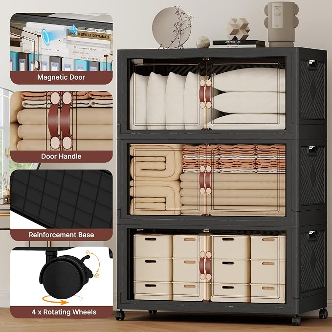 936QT Extra Large Stackable Storage Bins - Image 4