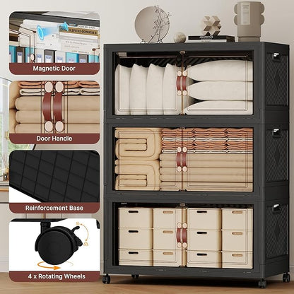 536QT Extra Large Stackable Storage Bins - Image 4