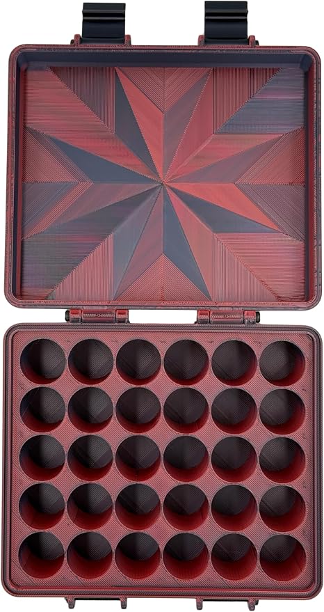 3D Printed Essential Oils Storage Case Compatible - 5ml Bottle Storage Box with by PlanitiaCorp