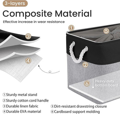 16x12x12 In Foldable Fabric Large Storage Bins - Image 2