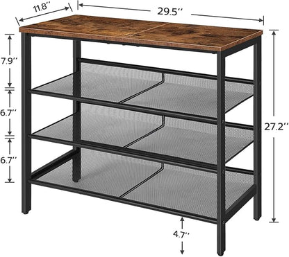 HOOBRO Shoe Rack for Entryway, 4-Tier Shoe Organizer - Image 2
