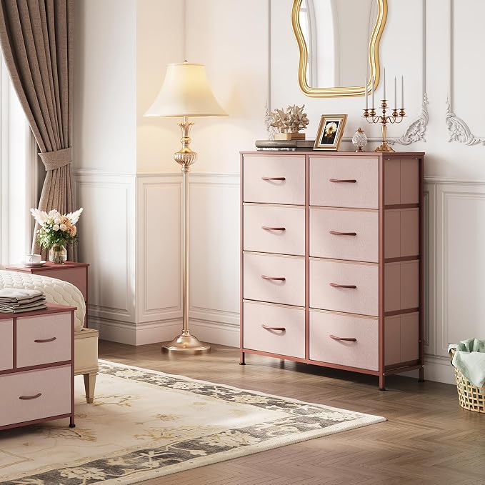 WLIVE Fabric Dresser for Bedroom, Tall Dresser - Image 4