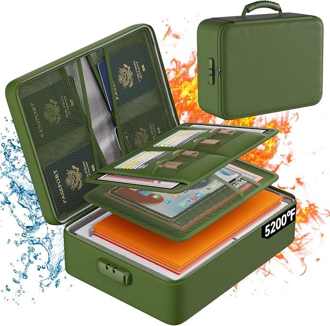 DocSafe 5200°F Fireproof Document Organizer Box by DocSafe