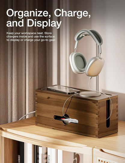 Acacia Large Cable Management Box - Image 4
