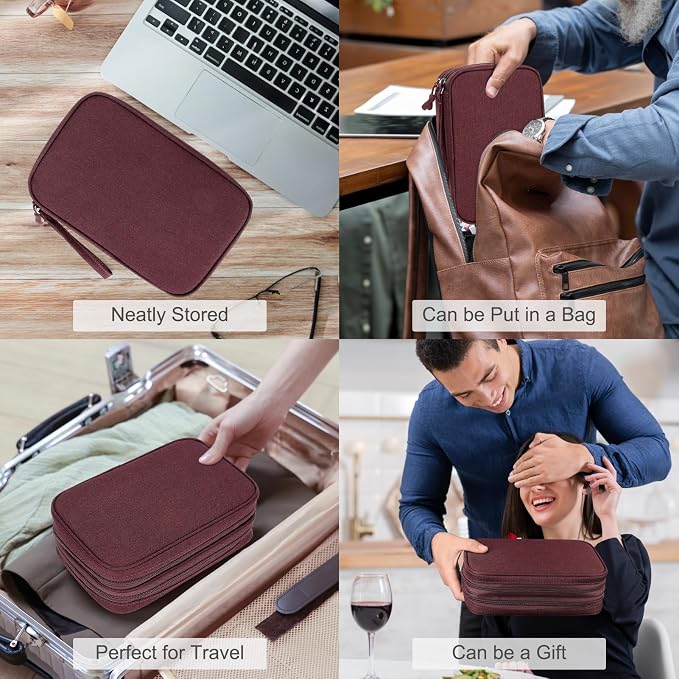 FYY Electronic Organizer, Large Travel Cable Organizer Bag Pouch Electronic - Image 7
