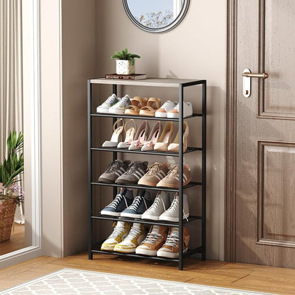 HOMEFORT 6 Tiers Shoe Rack Organizer, Shoe Rack - Image 2