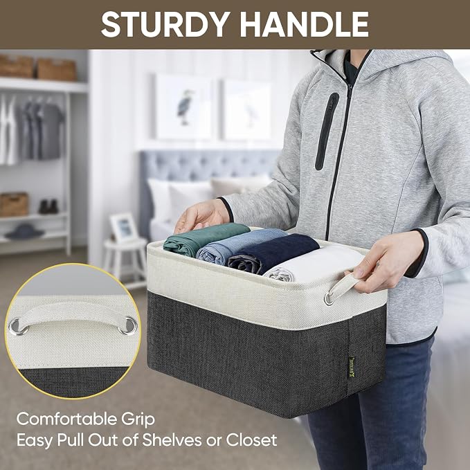 BALEINE 1 Pack Fabric Storage Bins - Image 9