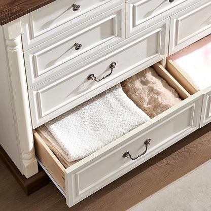 Farmhouse 10 Drawer Dresser - Image 7