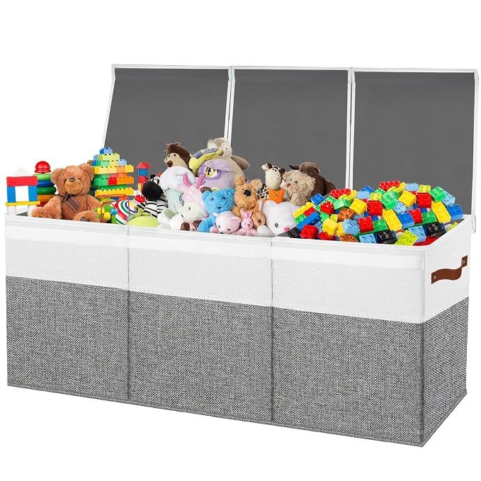 Large Toy Box Chest, Toy Storage Organizer, Storage Bins by STORASIER
