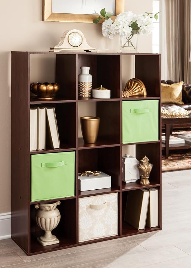 ClosetMaid Cubeicals 12 Cube Storage Shelf Organizer Bookshelf, Vertical or - Image 7