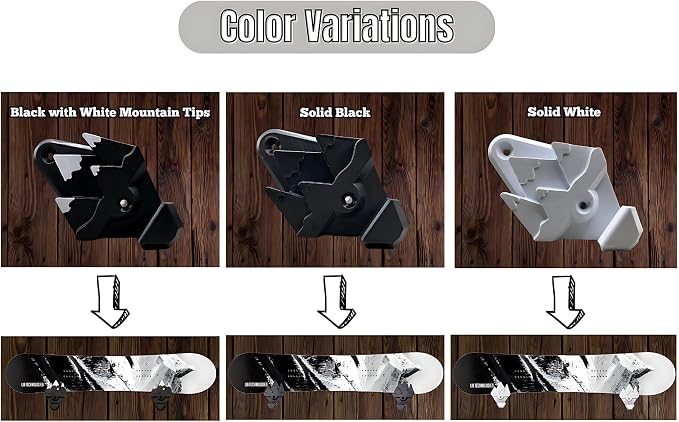 Snowboard Wall Mount Storage – Damage-Free Snowboard Hanger, Hook to Securely - Image 5