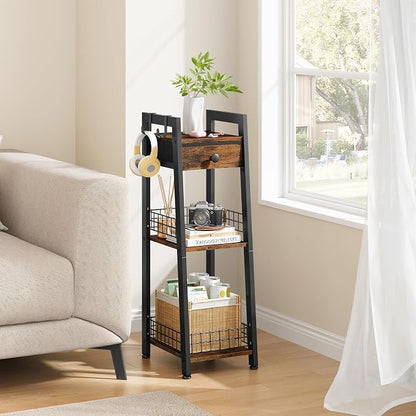 3-Tier Narrow Ladder Shelf - Image 2