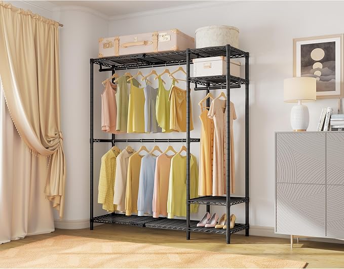 VIPEK X20 Expandable Metal Clothing Rack Adjustable from 3'3" to 4'8" Heavy - Image 7