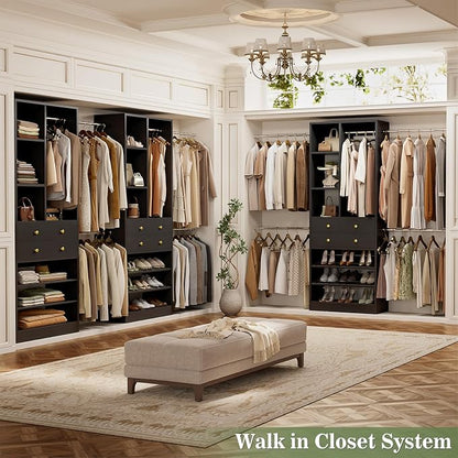 Besiost Closet System, 4.2–8.8 FT Closet Organizer - Image 6