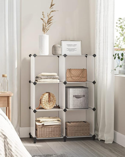 SONGMICS 6 Cube Storage Organizer, Modular Bookshelf, DIY Closet Organizers and - Image 7