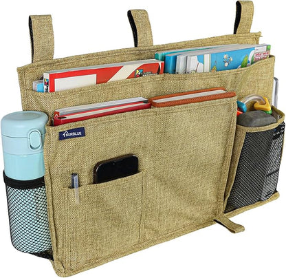 Surblue Bedside Caddy Hanging Bed Organizer Storage Bag Pocket by SURBLUE