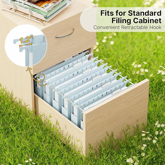 Extra Capacity Hanging File Folder Letter Size, 12 Pack Heavy Duty 1 Inch - Image 3