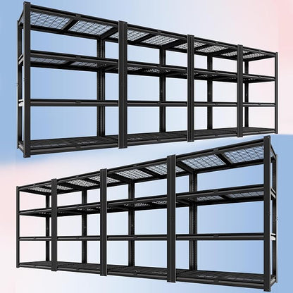 PrimeZone 40" W Heavy Duty Garage Shelving 2200 LBS 4 Tier Storage Shelves by PrimeZone