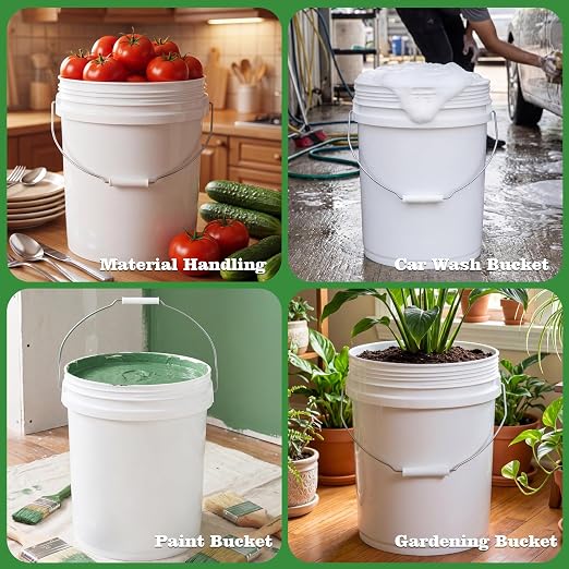 DEMORA 5 Gallon Food Grade Plastic Bucket - Image 7