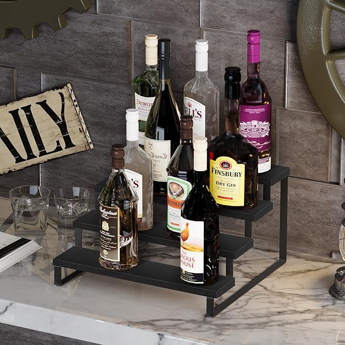 YINMIT Wooden Display Riser Stand, Tiered Perfume and Cologne Organizer Stand - Image 7