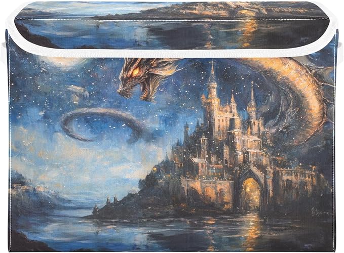Dream Castle Dragon Storage Bins by LLCxigua