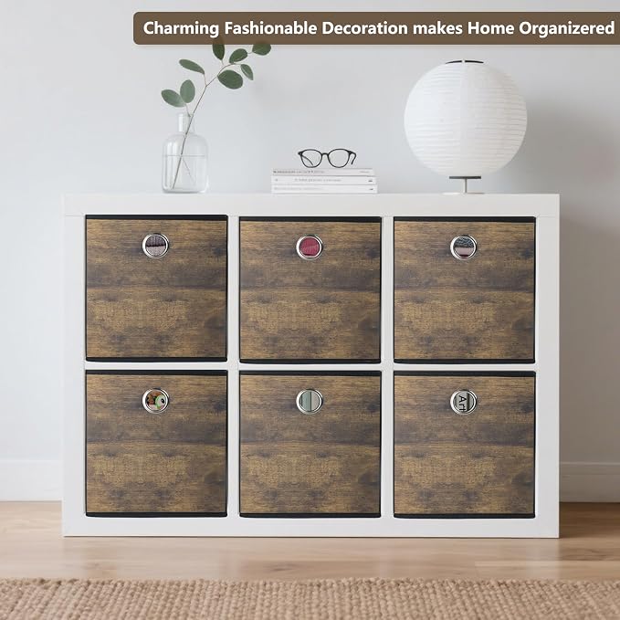 4 Pack Durable Storage Cube Bins - Image 8