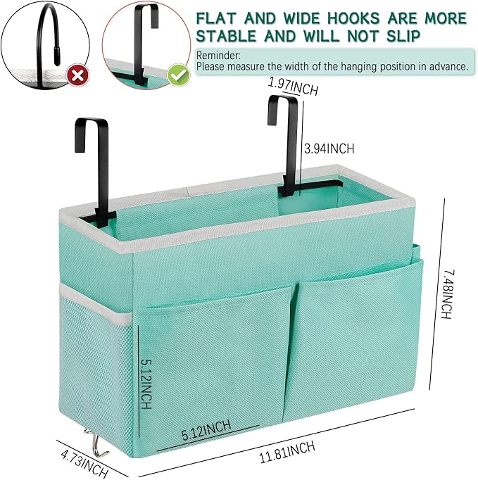 Bedside Storage Organizer 5 Pockets - Image 2