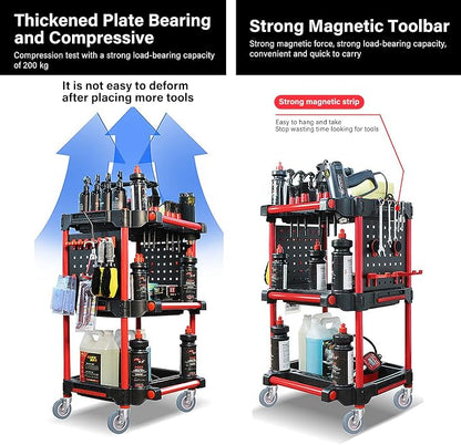 3-Tier Heavy-Duty Detailing Cart - Image 4