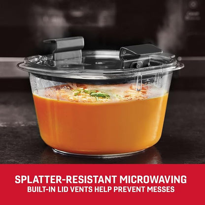 Rubbermaid Brilliance® Round and Rectangular Leak Proof Food Storage Containers - Image 3