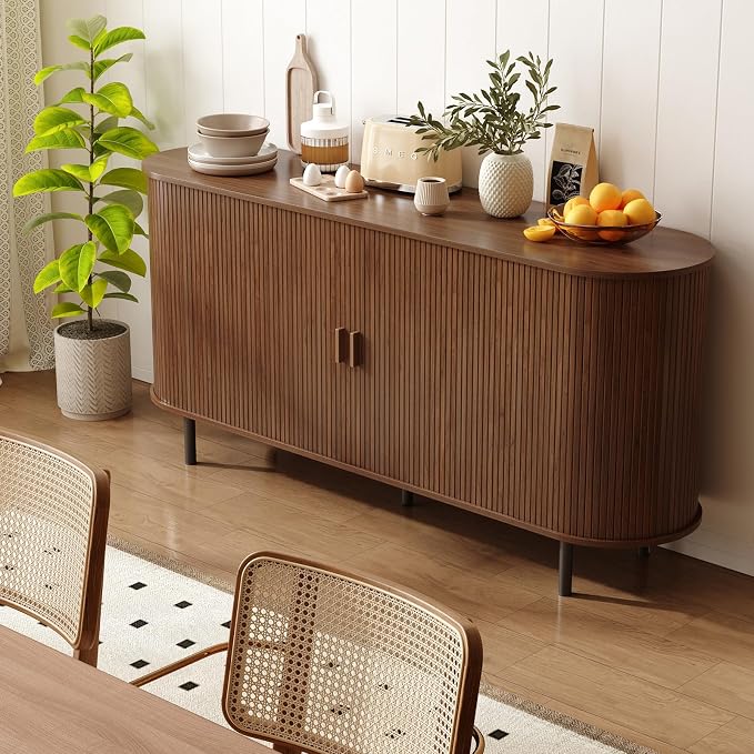 63" Sideboard Buffet Cabinet - Image 6