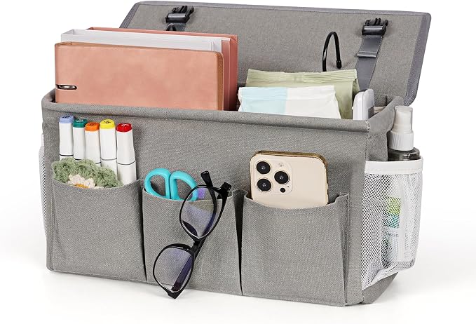 Bedside Caddy Storage Organizer by Loghot