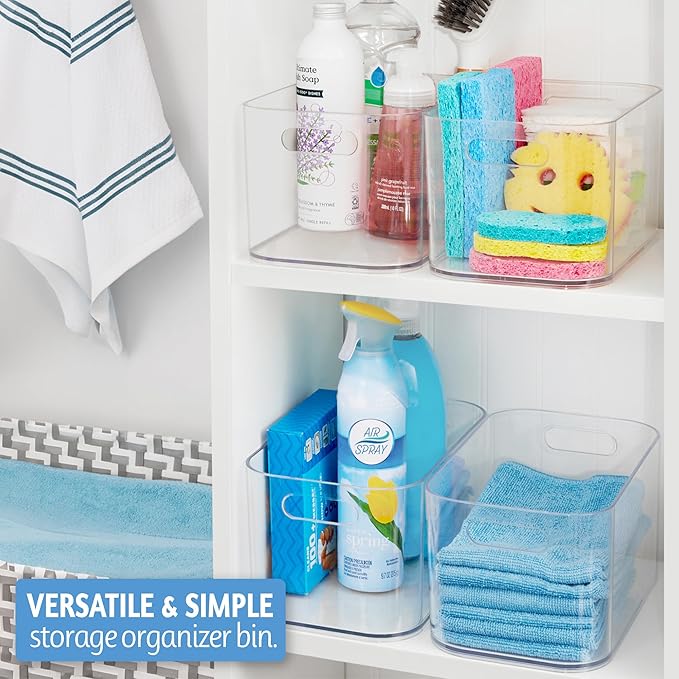 STORi Bliss 10" x 6" Open Clear Pantry Organizer Bin, Plastic Containers - Image 3