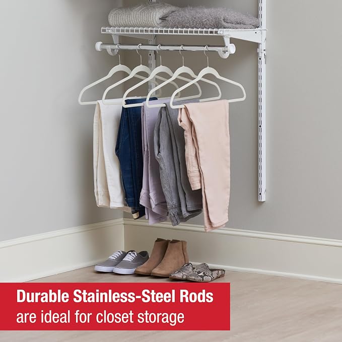 Rubbermaid Configurations Custom Closet Kit 2-4 Ft. Adjustable Metal Wire - Image 5