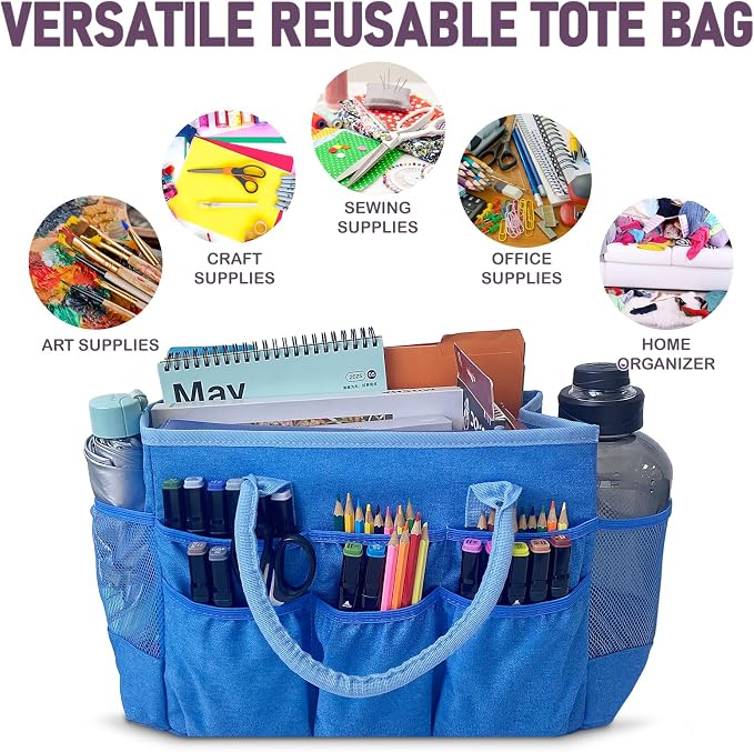 Cupohus Water-Resistant Art Organizer Tote Bag - Image 2