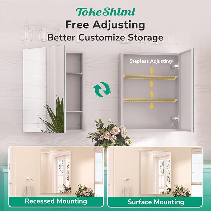 20x26 Medicine Cabinet Mirror - Image 6