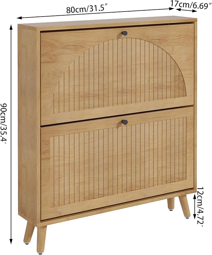 Fsbecl Shoe Storage Cabinet for Entryway - Image 2