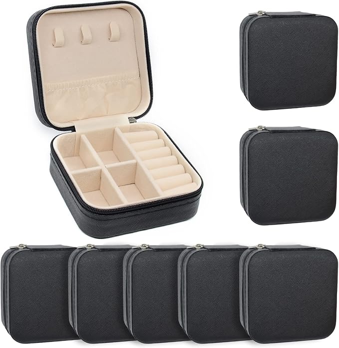 KEINE MARKE Small Jewelry Box, Travel Portable Jewelry Case - Image 8
